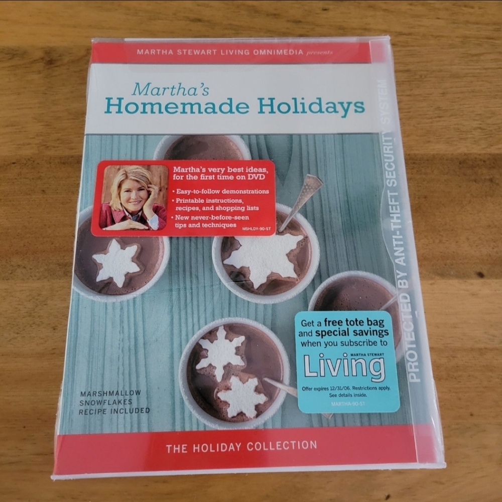 Martha Stewart Homemade Holidays Thanksgiving Christmas NEW